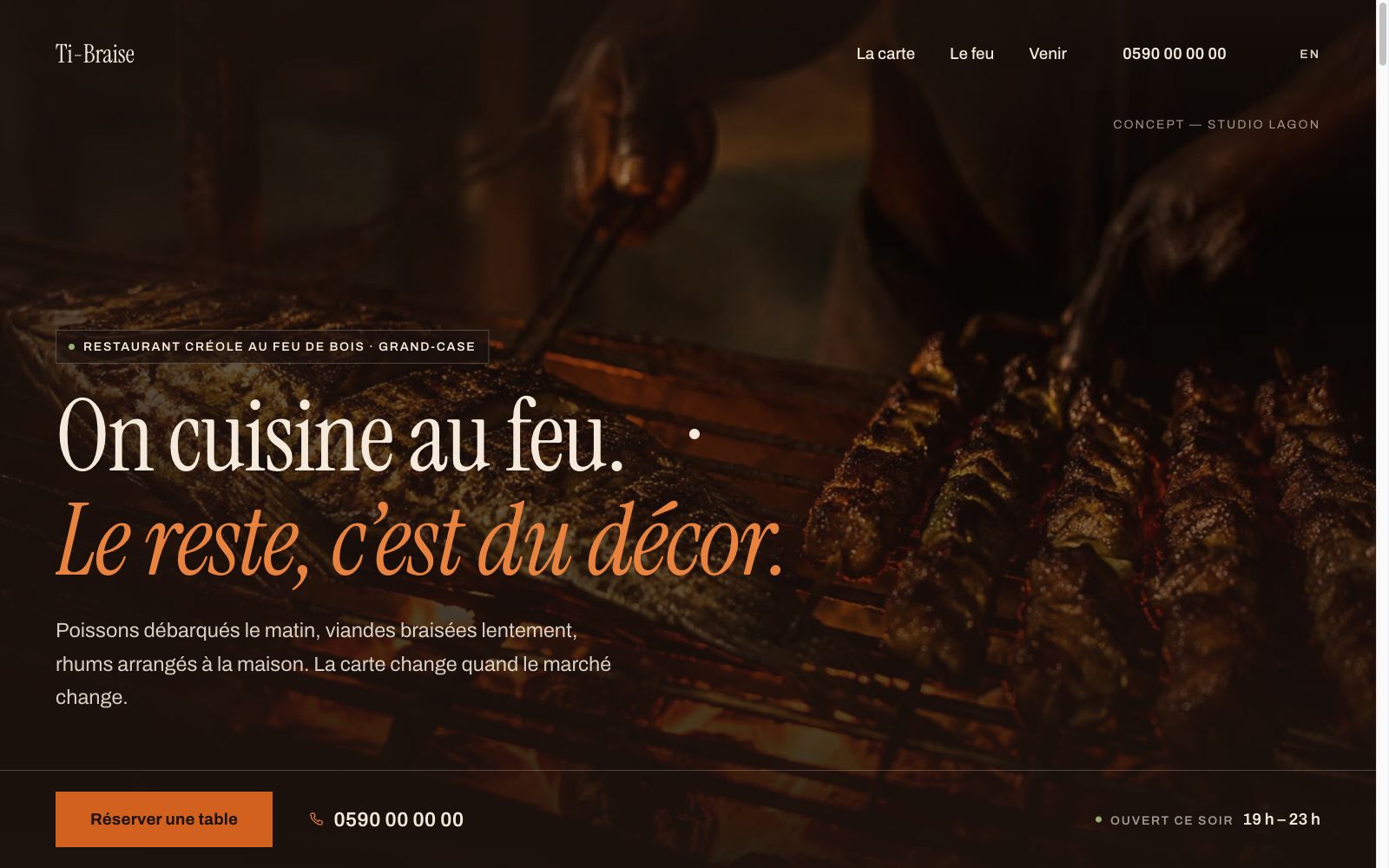 Ti-Braise — Creole restaurant, Grand-Case