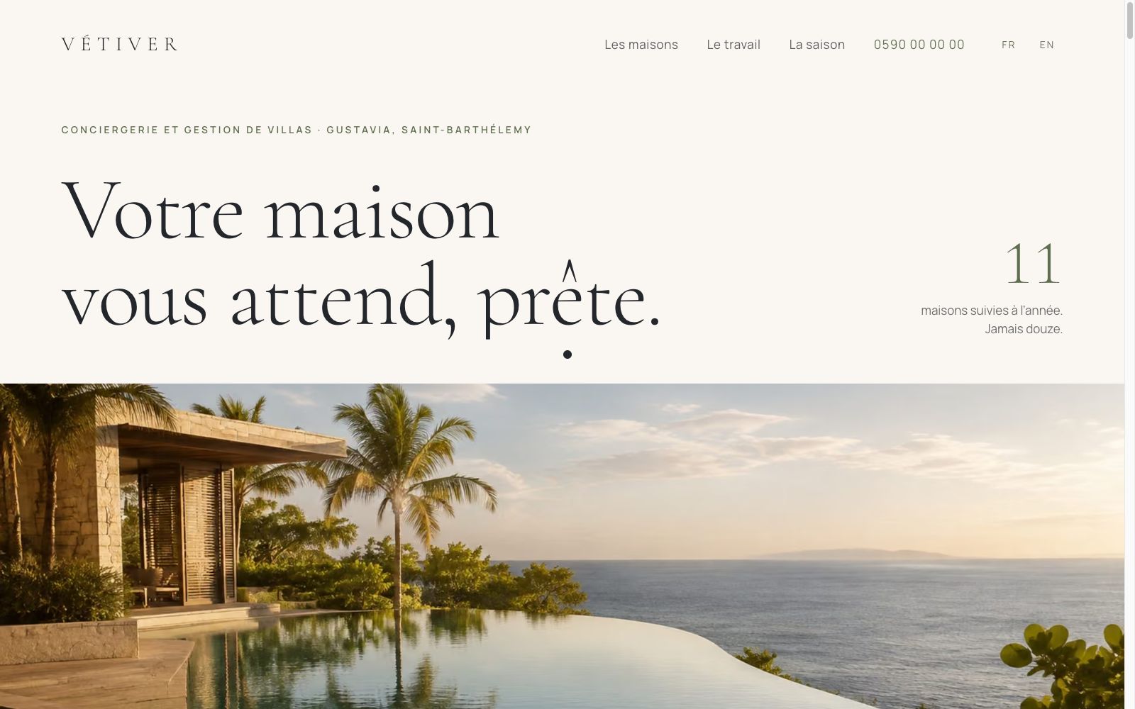 Vétiver — Villa concierge, Gustavia